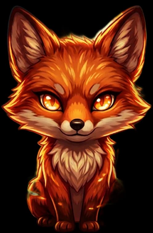 Cinder, the fire fox companion, final form
